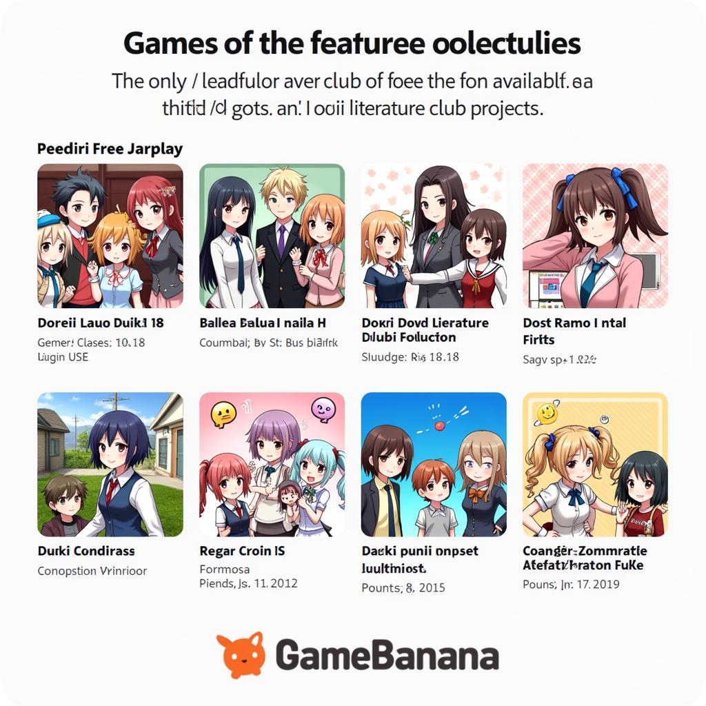 Doki Doki Literature Club Free Fan Projects