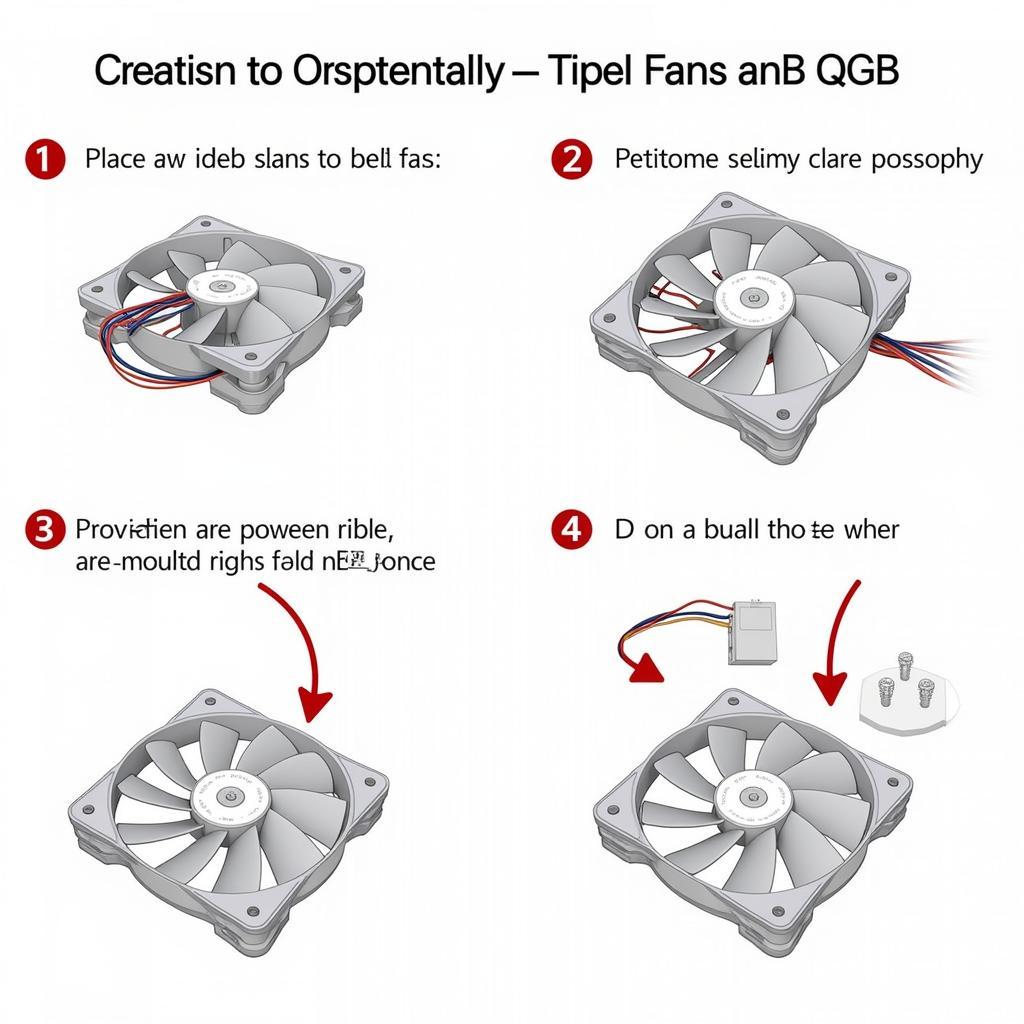 Deepcool 120mm RGB Fan Installation Guide