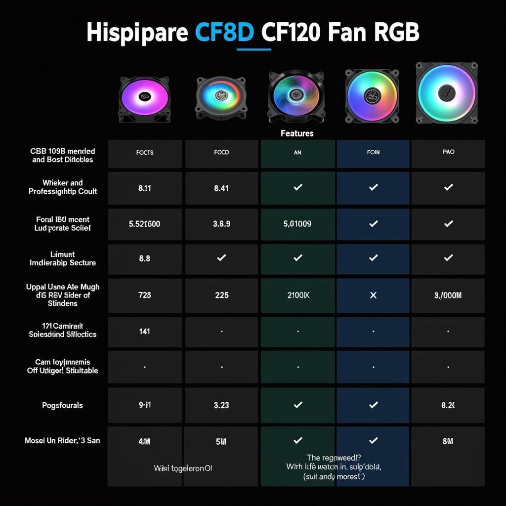 Deepcool CF120 Fan RGB Compared to Other Fans