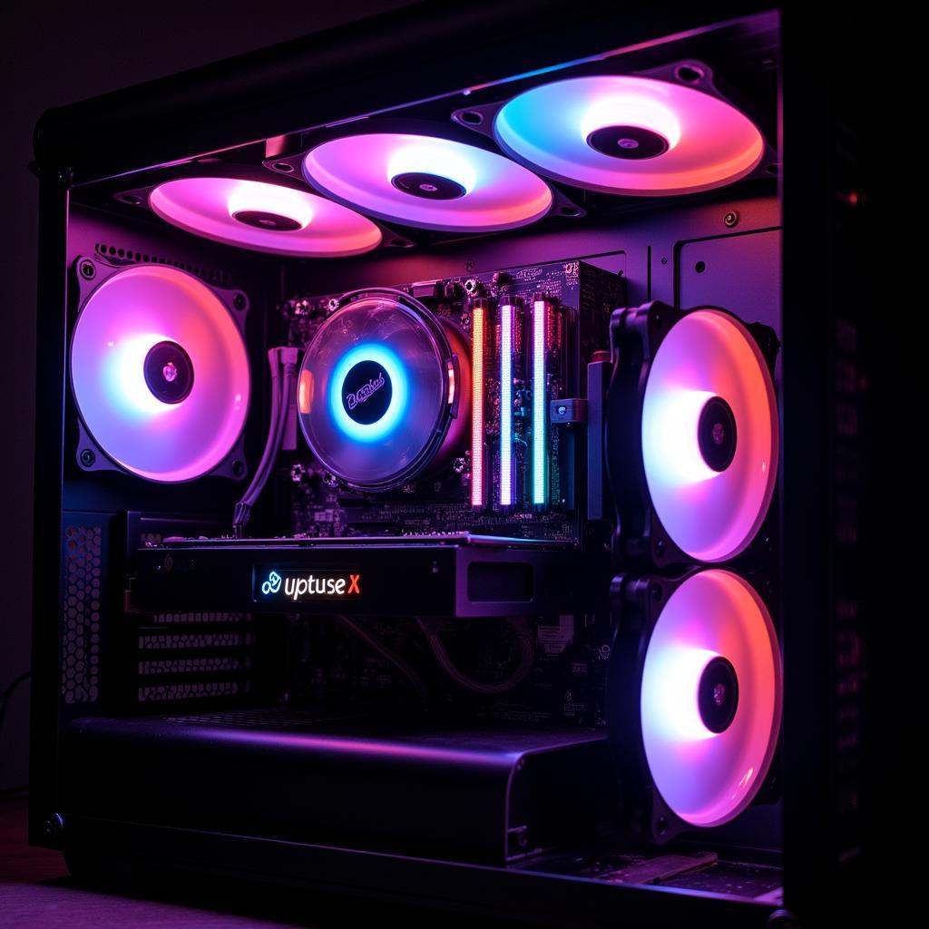 Deepcool X Fan 120 LED installed in a PC Case