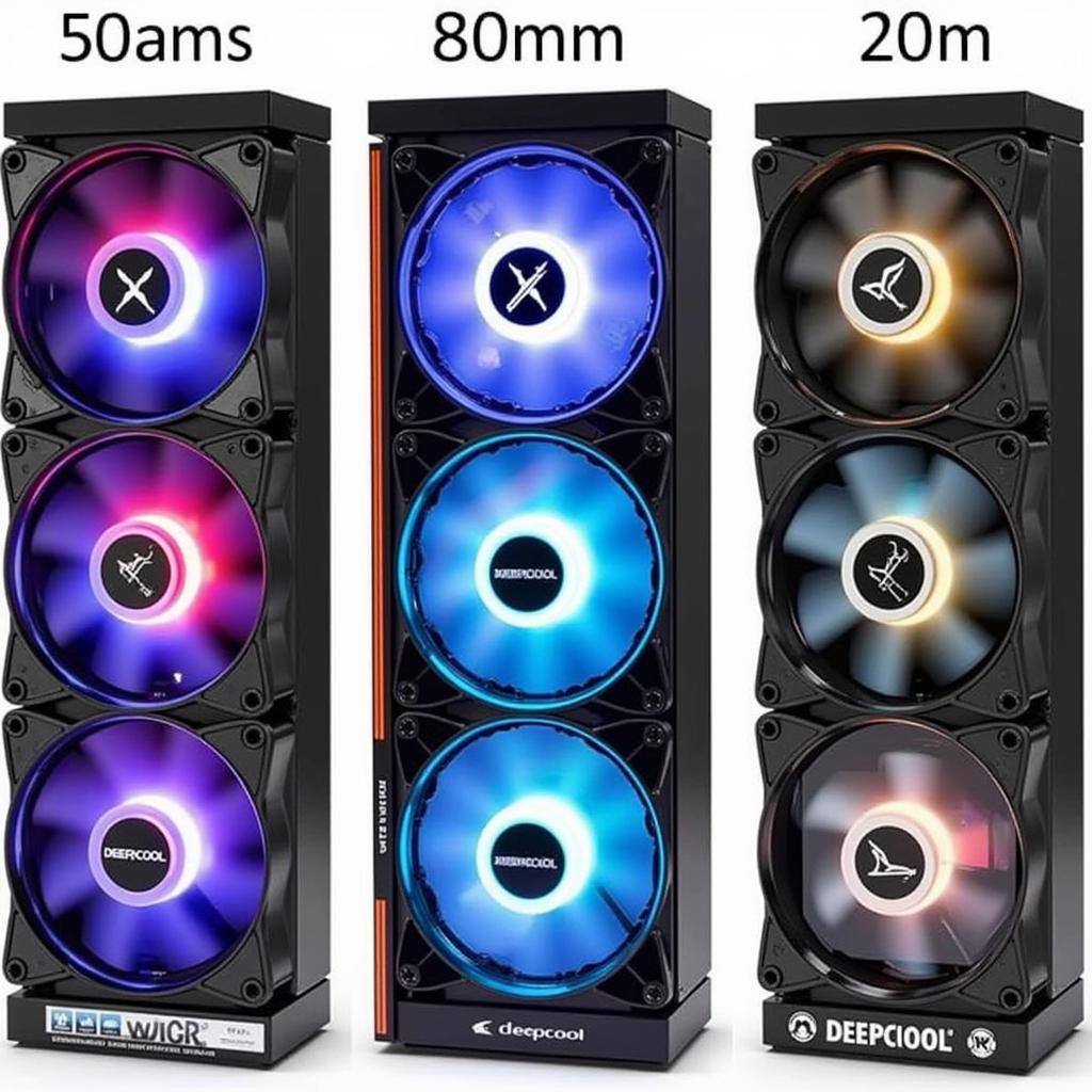 Deepcool X Fan 80 LED Comparison with Other Fans