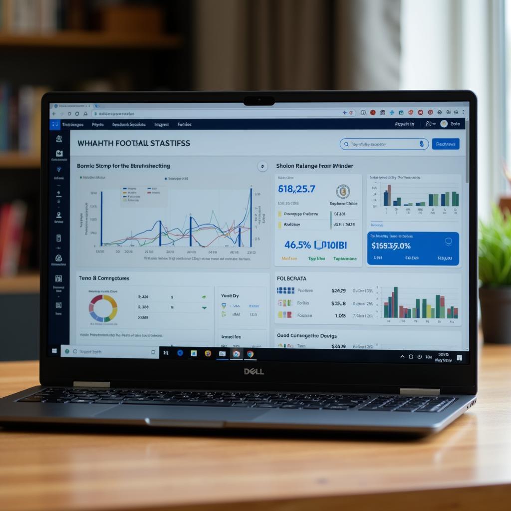 Analyzing Football Stats on Dell 3460