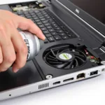 Cleaning Dell 7559 Fan with Compressed Air