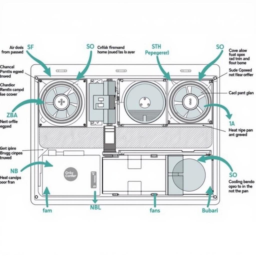 Dell G7 7588 Cooling System Diagram