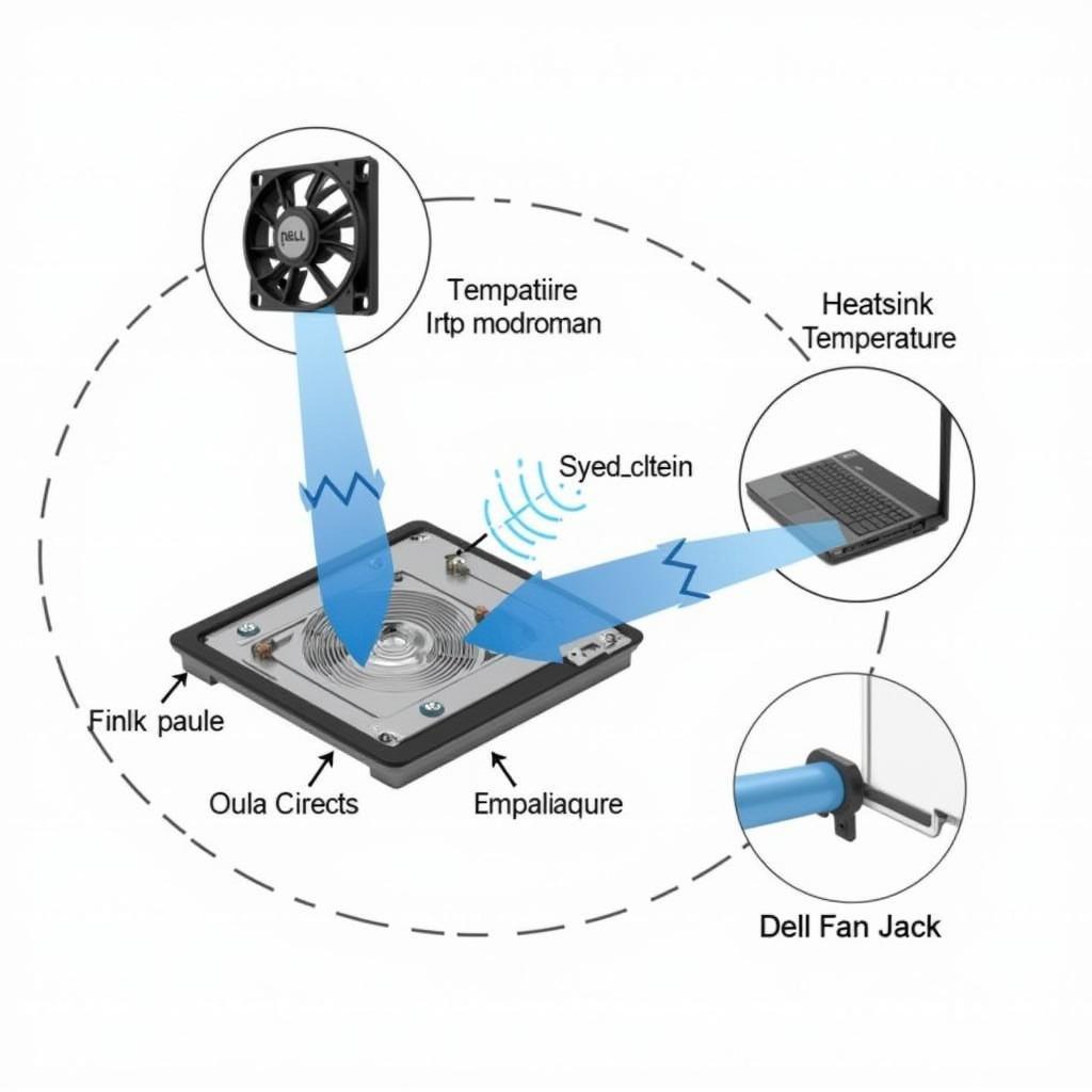 Dell Laptop Cooling System Diagram