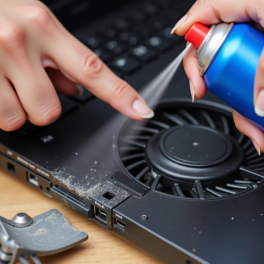 Cleaning Dell Laptop Fan for Optimal Cooling