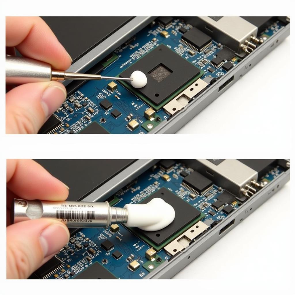 Applying Thermal Paste to Dell M4800 CPU