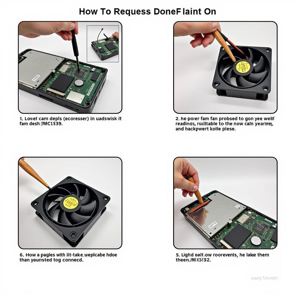 Replacing the CPU fan in a Dell Optiplex 745