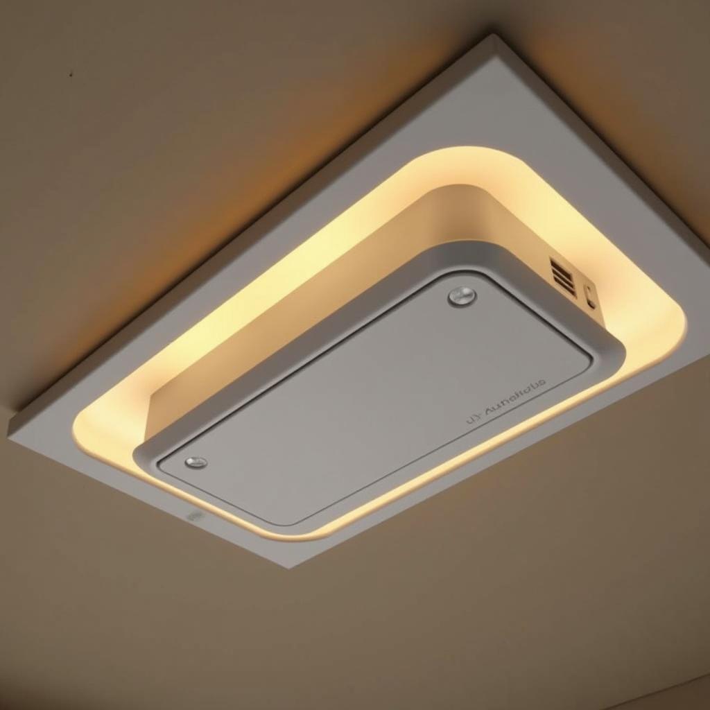 Designer Bathroom Extractor Fan with Integrated LED Lighting