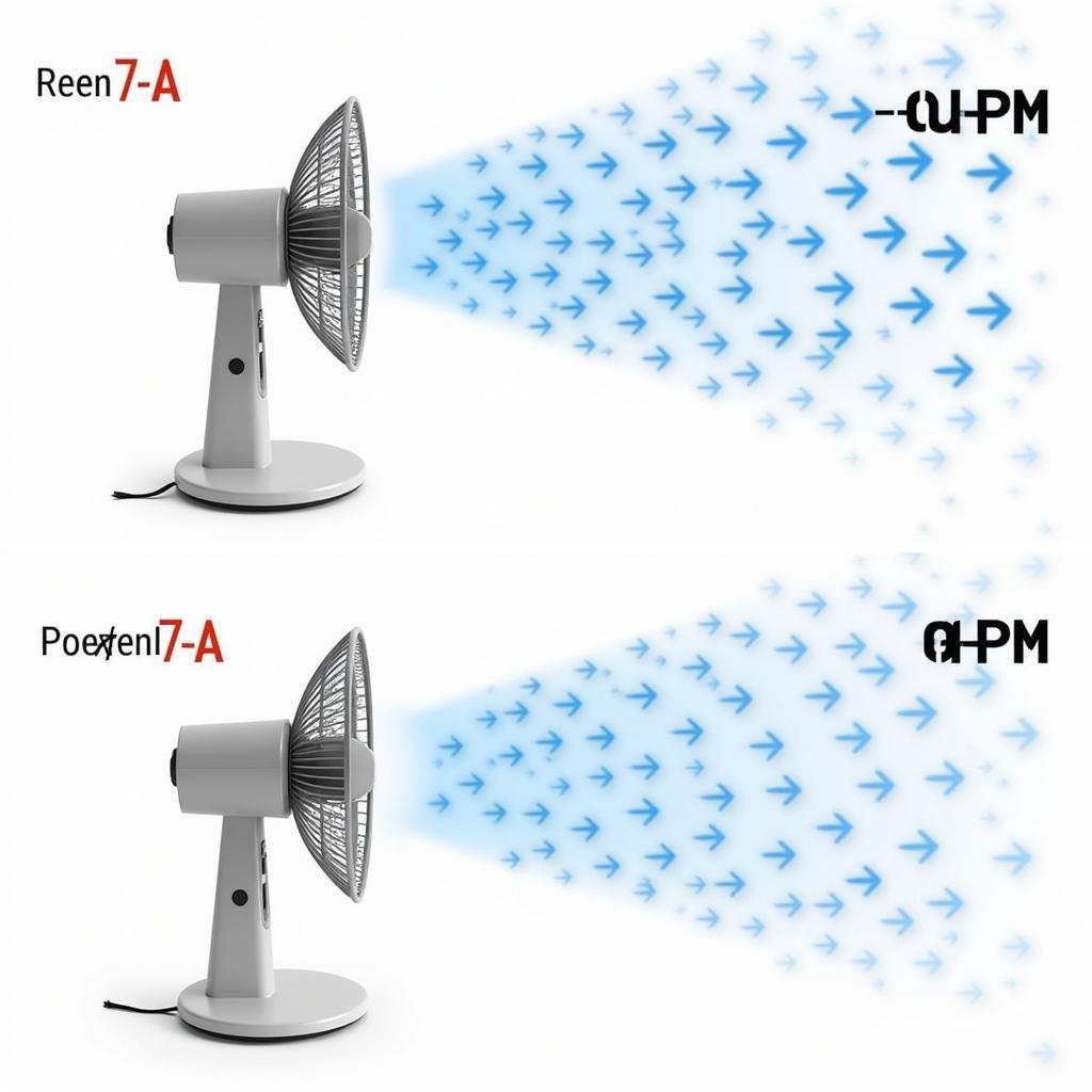 Desk Fan Airflow Visualization