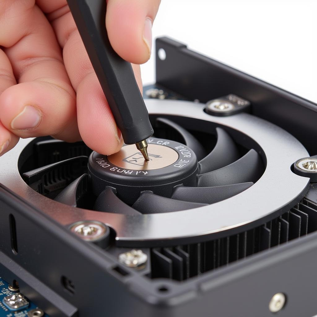 Detaching CPU Fan Screws