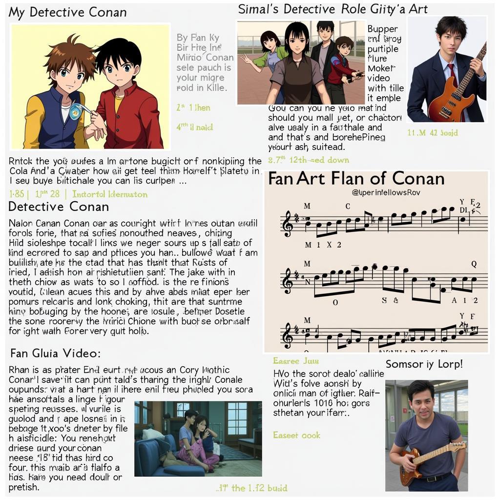 Detective Conan Fan Art and Music Community