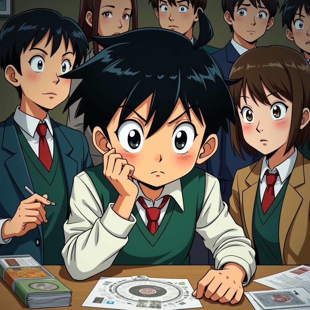 Detective Conan Solving a Mystery