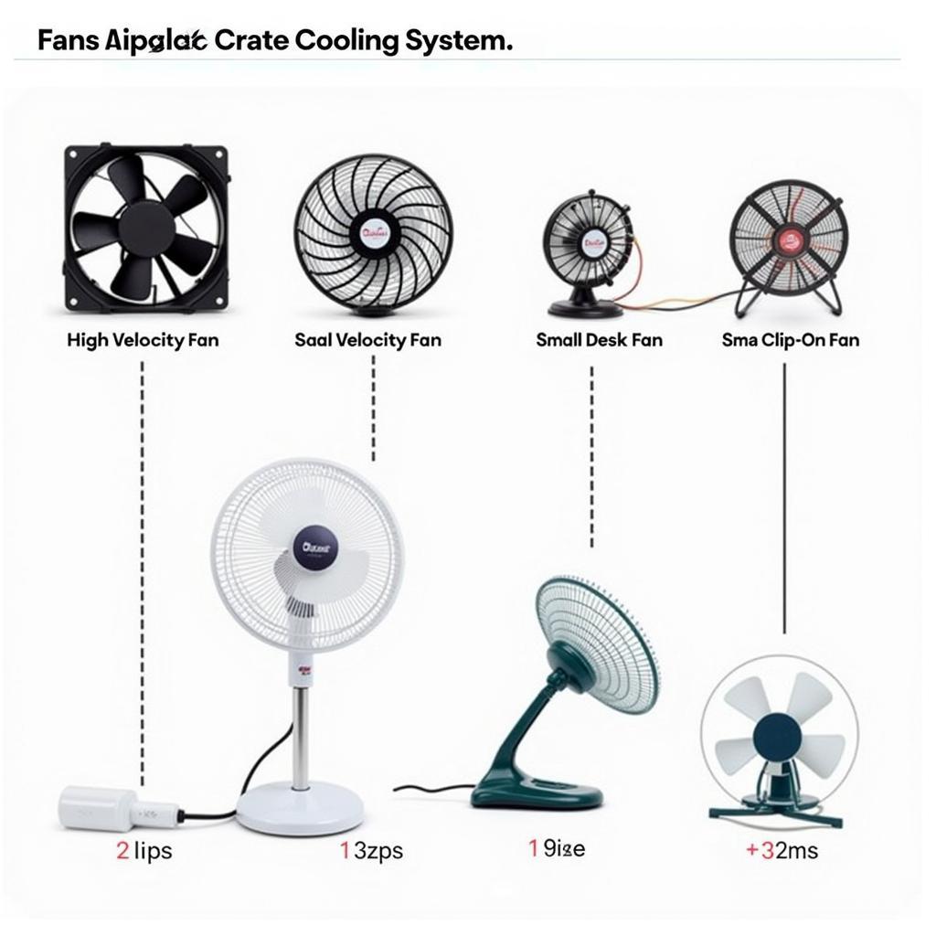 Different Crate Fan Types