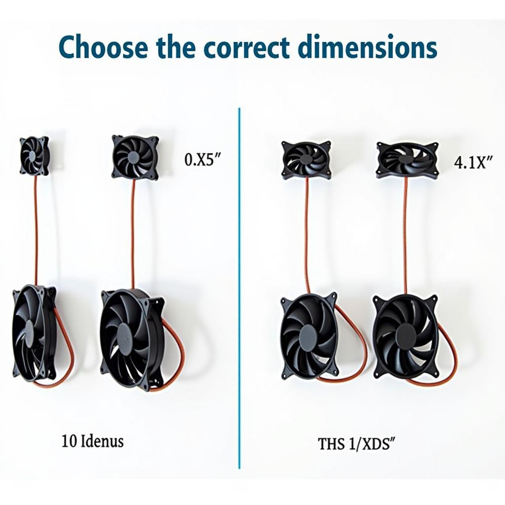 Comparing Different Fan Sizes