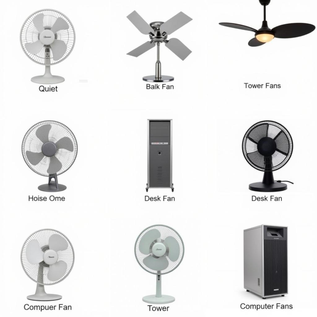 Various Types of Low Noise Fans