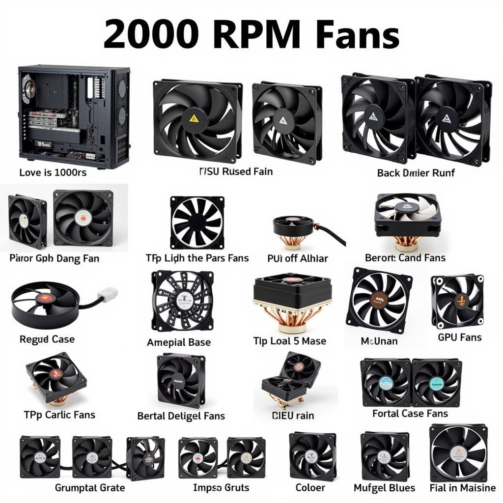 Different Types of 2000 RPM Fans