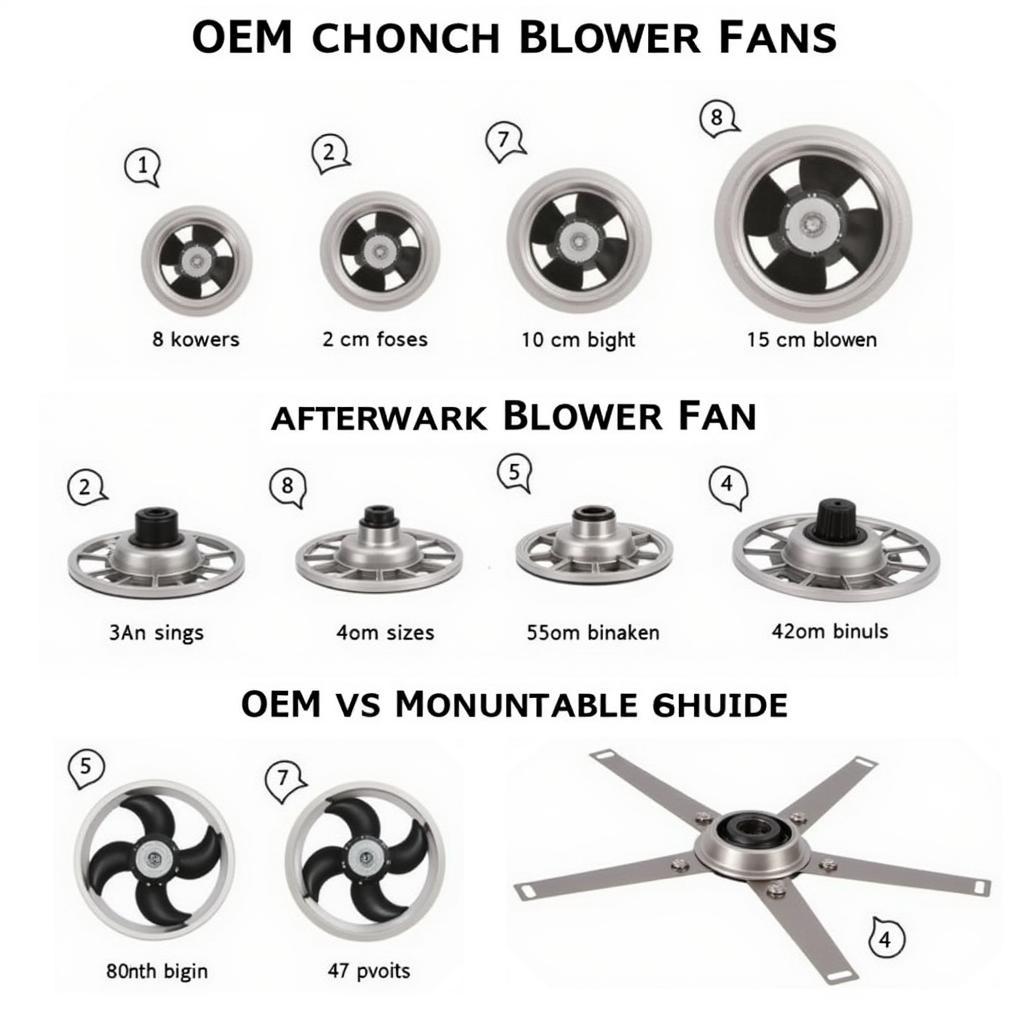 Different Types of Car Blower Fans