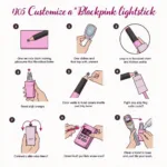 DIY Blackpink Lightstick Modifications