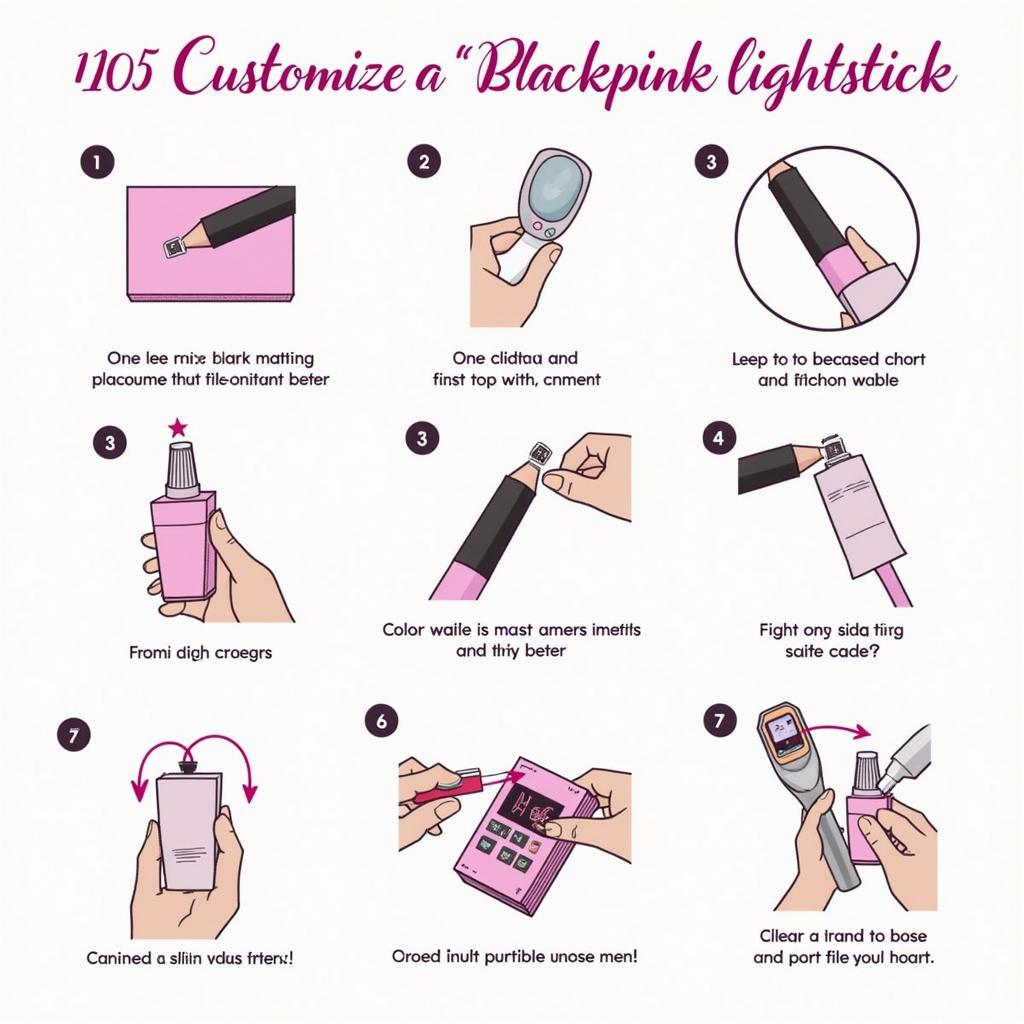 DIY Blackpink Lightstick Modifications