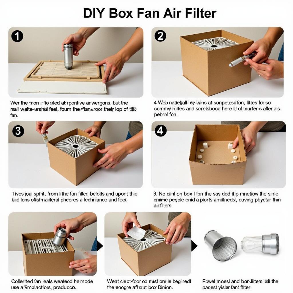 DIY Box Fan Air Filter Assembly