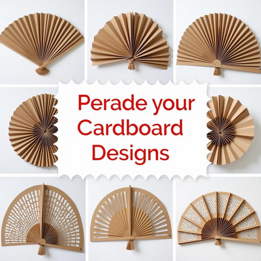 Creative DIY Cardboard Fan Designs