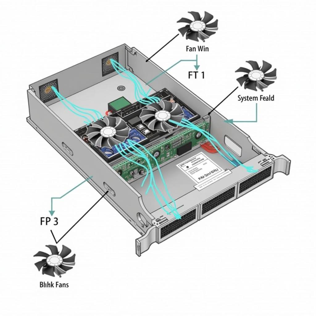 DL360 G9 Fan Assembly Diagram