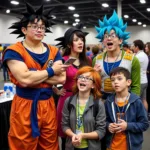 Dragon Ball Fans Celebrating Iconic Quotes