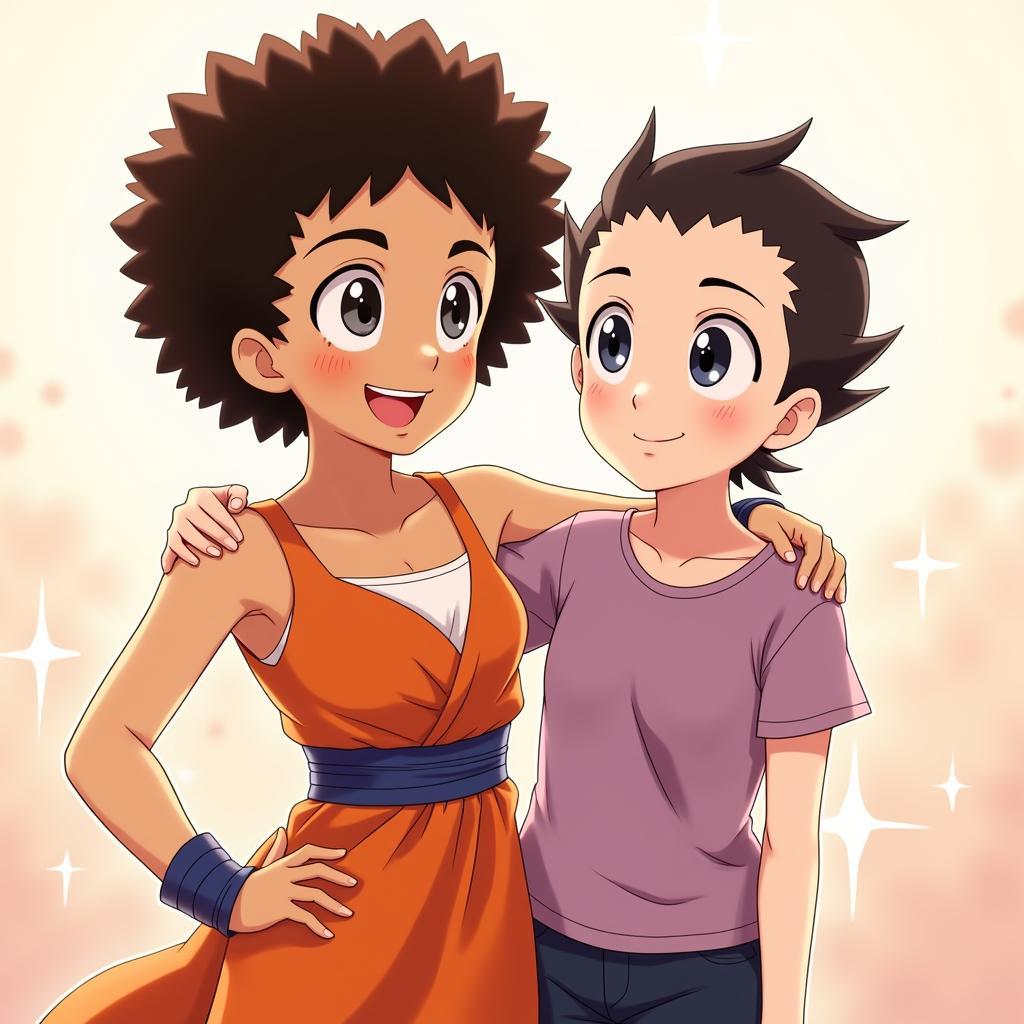 Caulifla and Kale Saiyan Sisters Fan Art