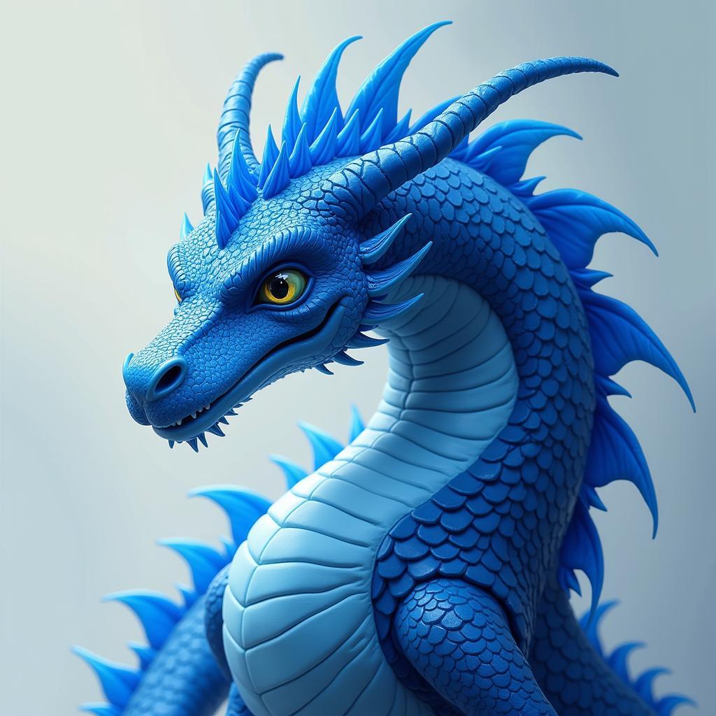 Digital Painting Process of a Dragon Fan Art