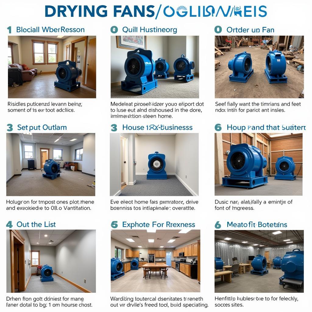 Applications of Drying Fans in Boone, NC