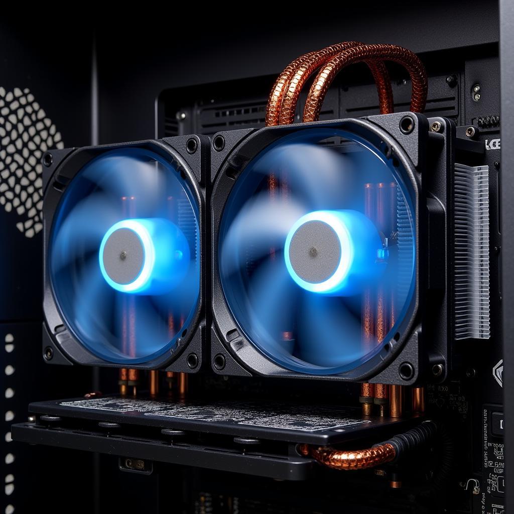 Dual Fan CPU Cooler Configuration