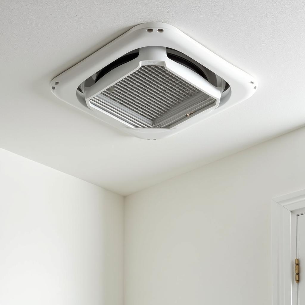 Ducted Exhaust Fan in Bathroom