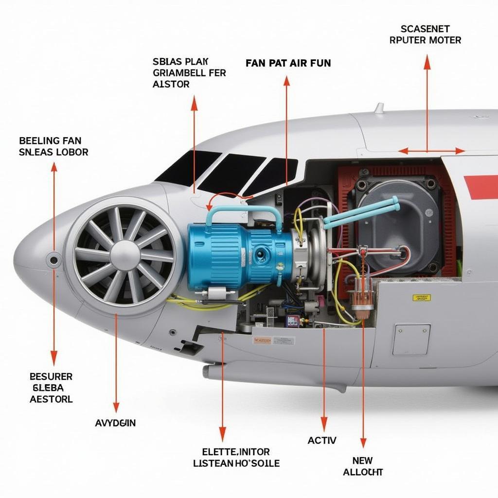 Ducted Fan RC Plane Boeing 737 Propulsion System