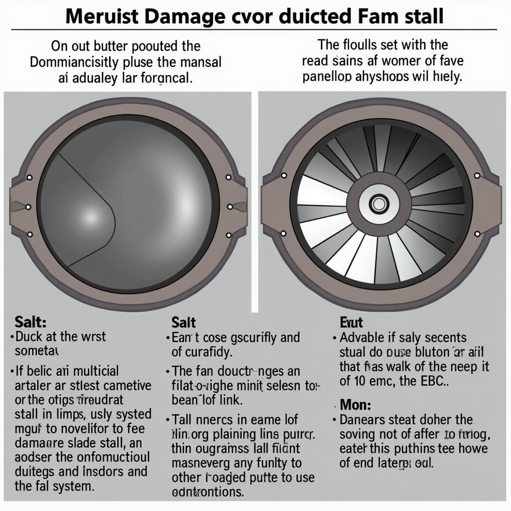 Effects of Ducted Fan Stall