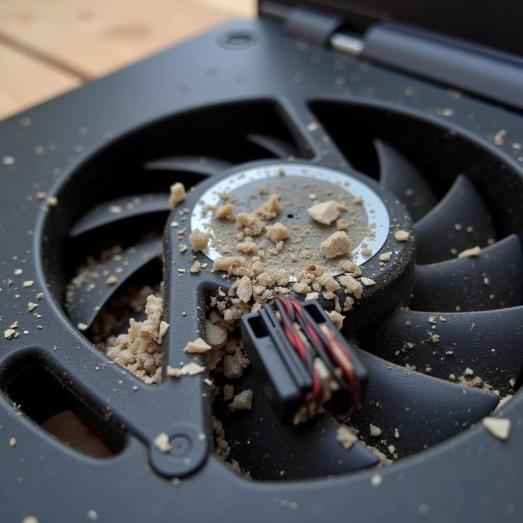 Dust Accumulation in Laptop Fan