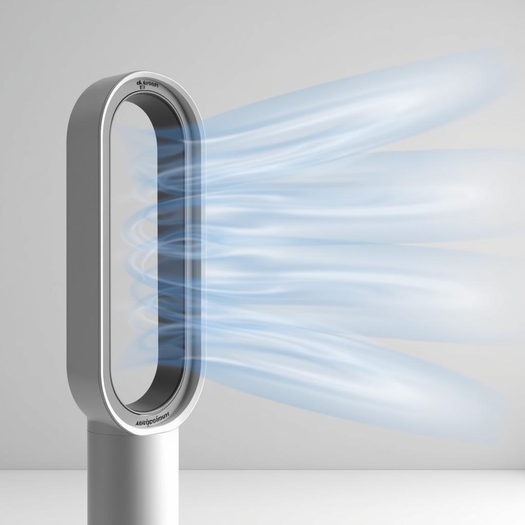 Dyson Bladeless Fan Airflow Visualization