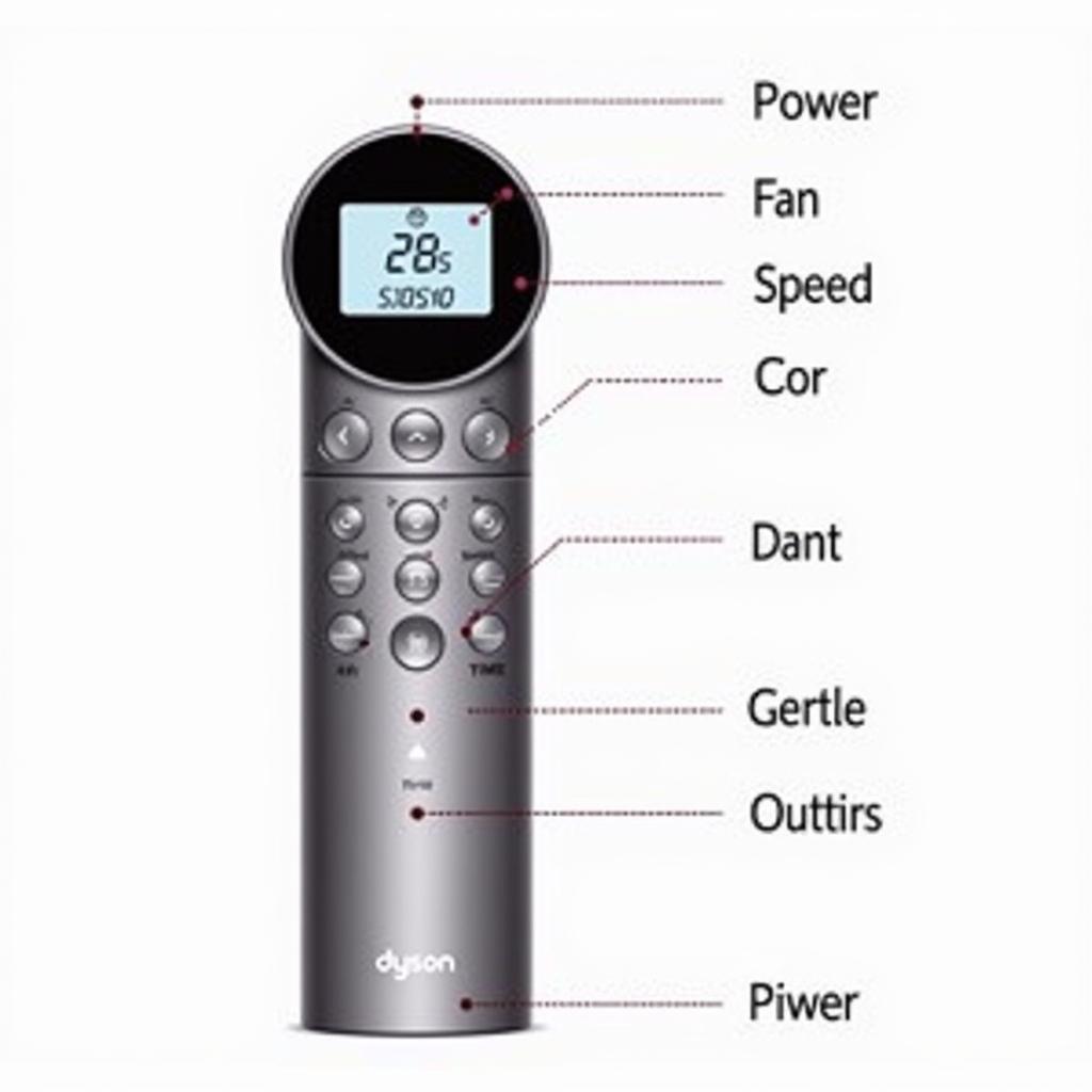 Dyson Fan Remote Functions