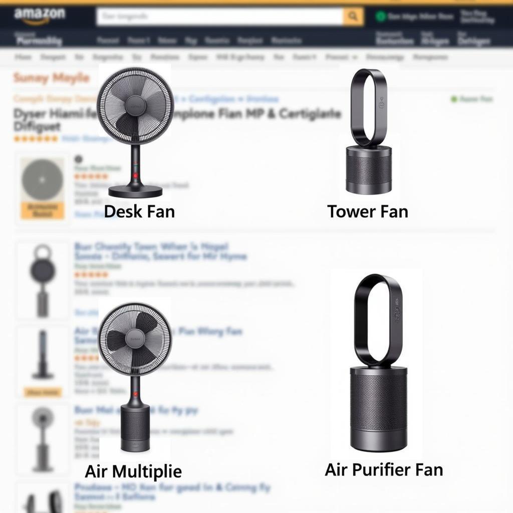 Types of Dyson Fans Available on Amazon