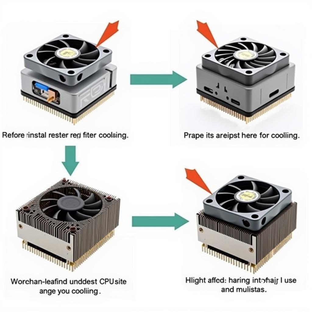 Installing an E743 CPU fan onto a motherboard