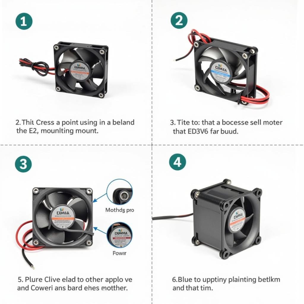 ED3V6 Cover Fan Installation Steps