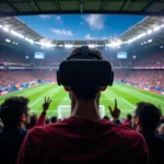 Effantech Fan Experiencing Football in Virtual Reality