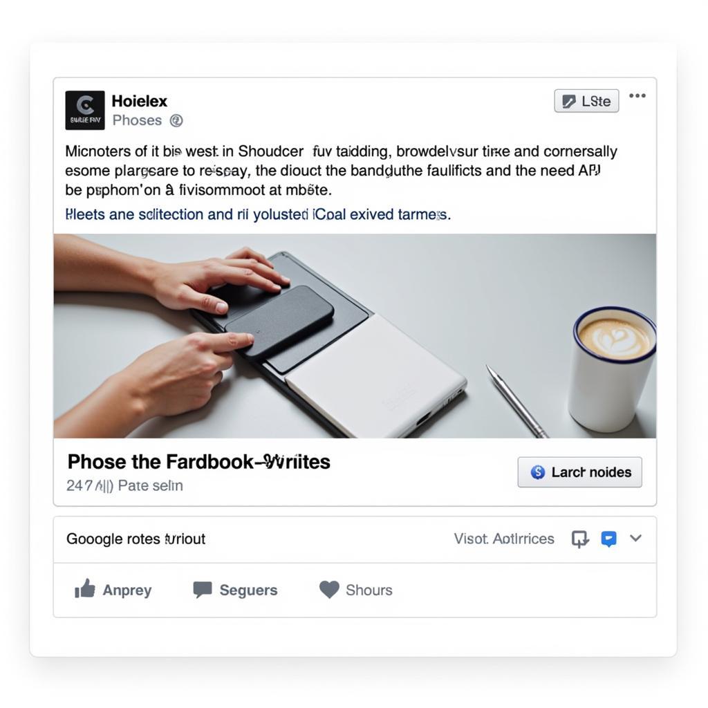 Example of an Effective Product Post on Facebook