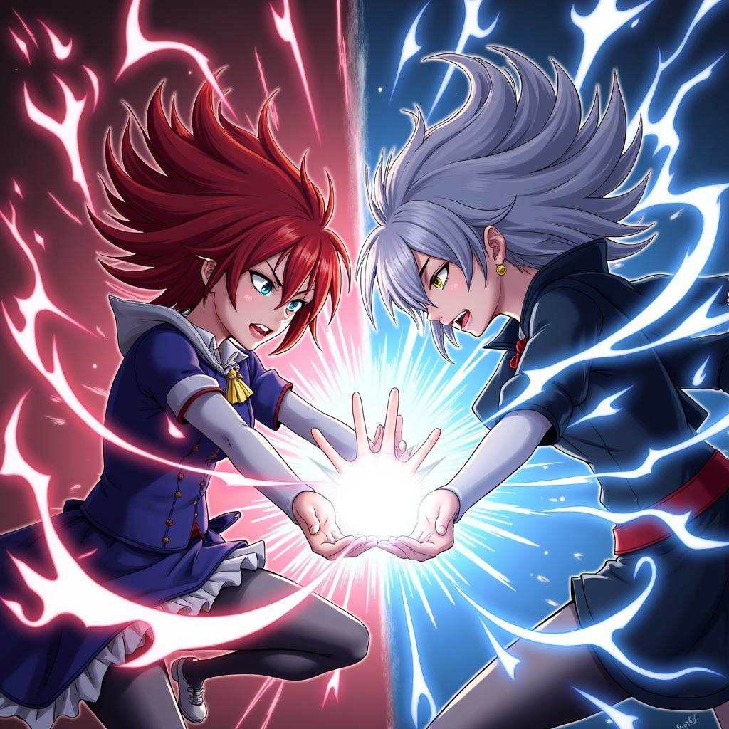 Eileen and Erza: A Magical Battle