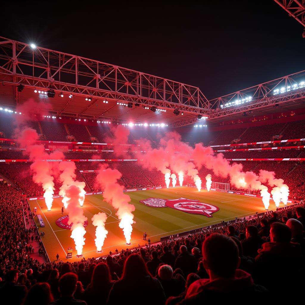 Eintracht Frankfurt Fans Nordwestkurve Display