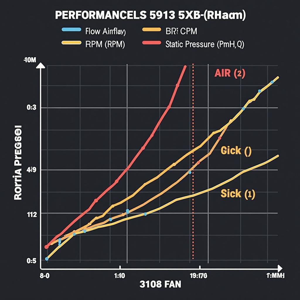 Graph Showing EK Fan Performance Metrics