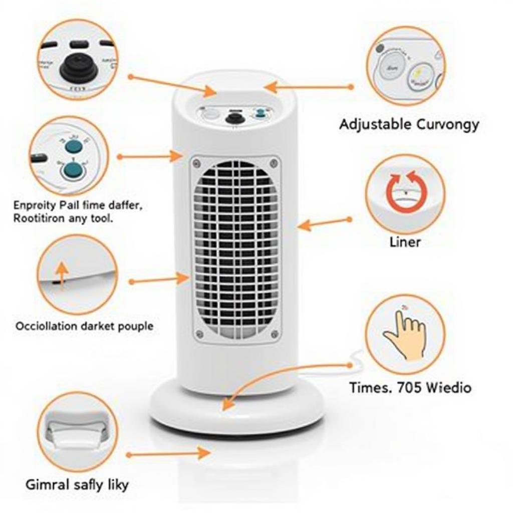 Electric Fan Heater Features