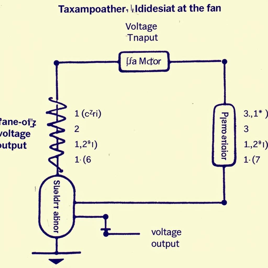 Electric Fan Tachometer Circuit Diagram