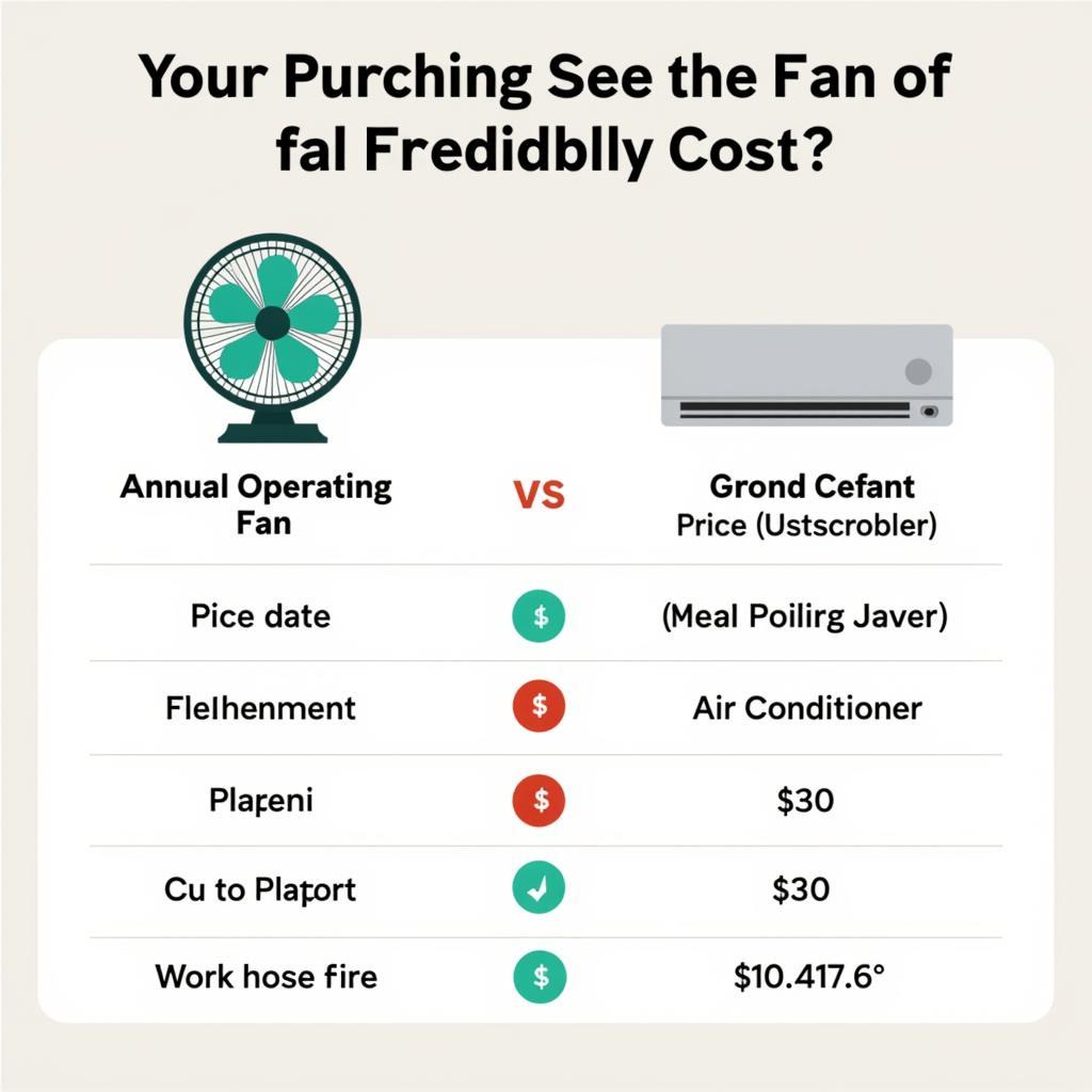 Electric Fan vs. AC Cost Comparison