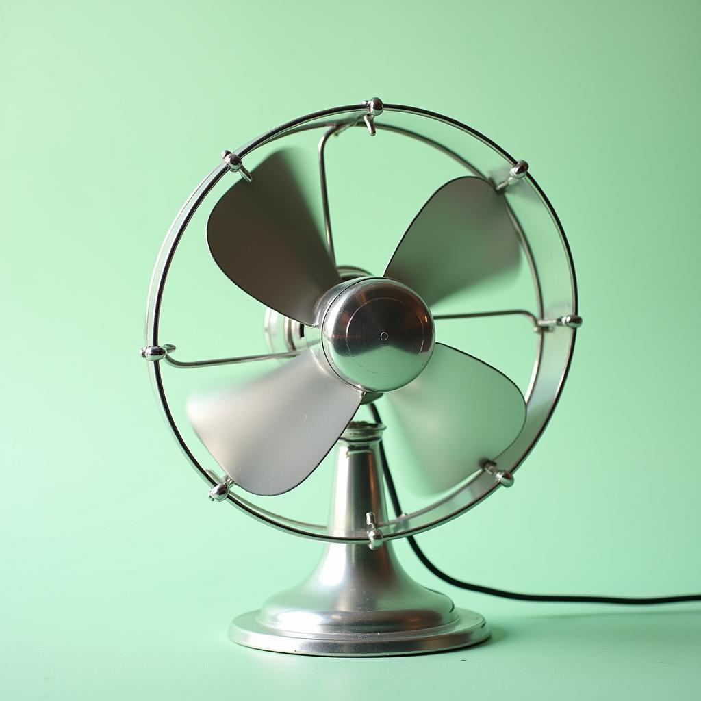 Retro Electric Fan Wallpaper: A Blast from the Past